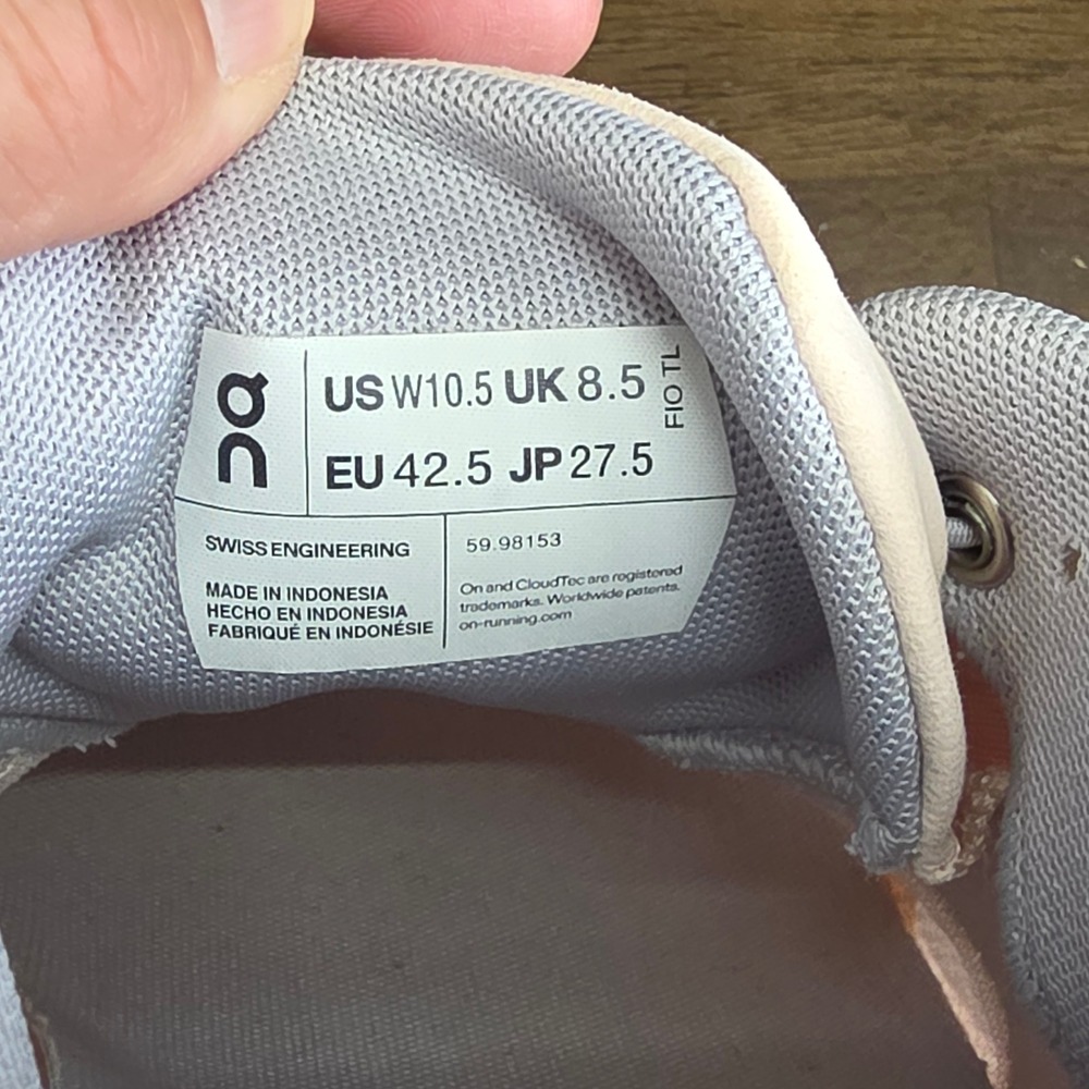 On Cloud Cloud 5 Running Shoes Women Size 10.5 Pink CloudTec Low Top Sneakers - Picture 11 of 11